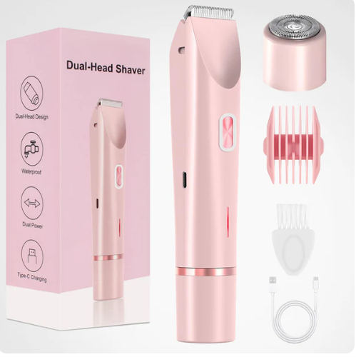 Rasoir 2-en-1 Sans Douleur pour Femme – Bikini & Corps Parfait en 1 Passage