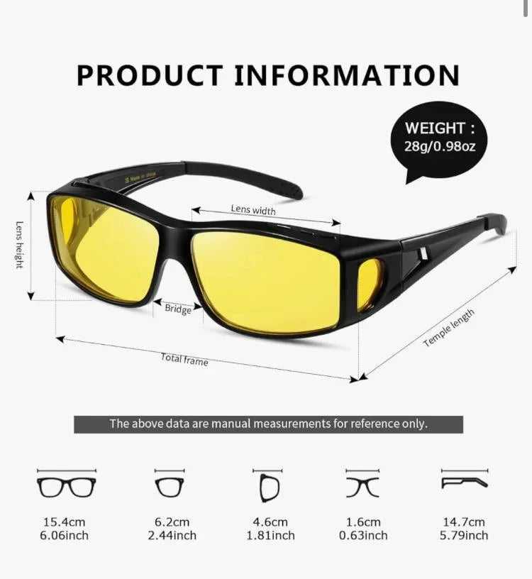 Lunettes de Conduite Anti-Éblouissement – Vision Claire & Sécurité Maximale - SunuMarket